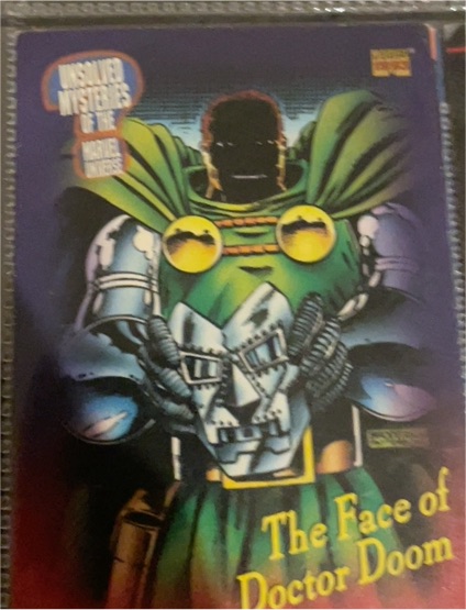 1993 SkyBox Marvel Universe #141 The Face of Doctor Doom — front