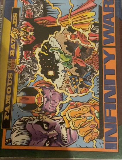 1993 SkyBox Marvel Universe #156 Infinity War — front