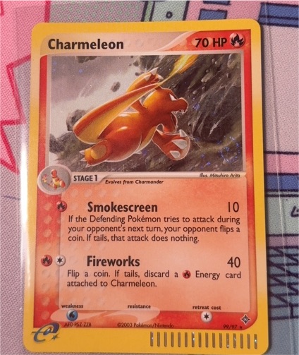 2003 Pokémon EX Dragon #99 Charmeleon — front