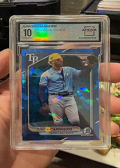 2024 Bowman Chrome #56 Junior Caminero — front