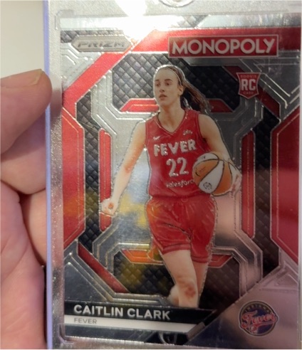 2024 Panini Prizm Monopoly #WNBA27 Caitlin Clark — front