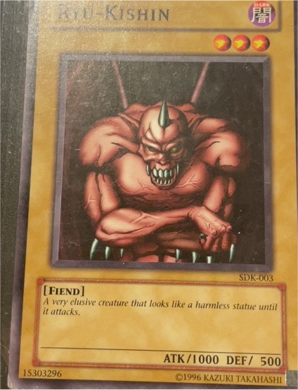 1996 Yu-Gi-Oh! #SDK-003 Ryu-Kishin — front