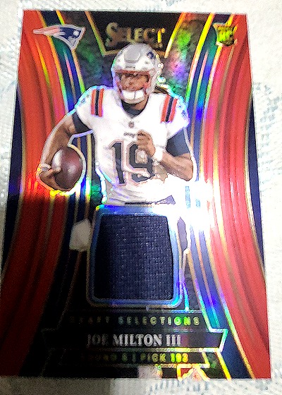 2024 Panini Select Draft Selections Memorabilia #DSM-JMN Joe Milton III — front