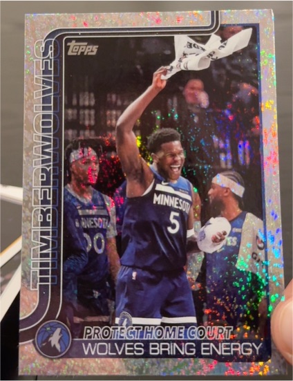 2025-26 Topps #287 Anthony Edwards — front