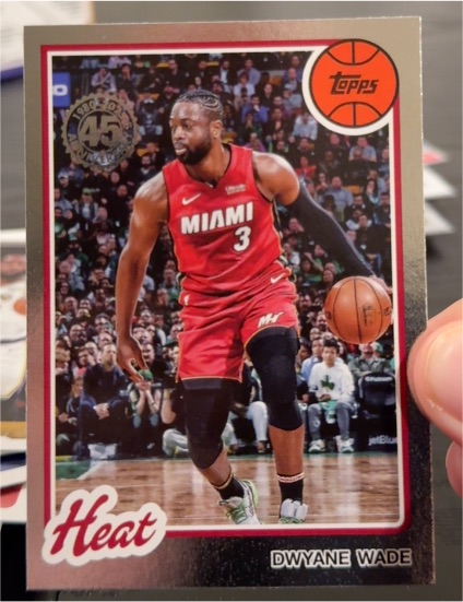 2025-26 Topps Basketball #80BK-5 Dwyane Wade Miami Heat — front