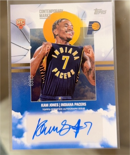 2025-26 Topps Contemporary Marks #RC Kam Jones — front