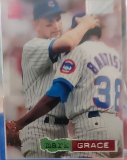 1994 Topps Stadium Club #403 Mark Grace — front