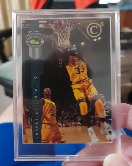 1992 Classic Four Sport #PR1 Shaquille O'Neal — front
