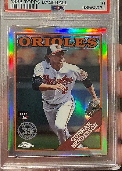 2023 Topps Chrome Update #88CU-8 Gunnar Henderson — front