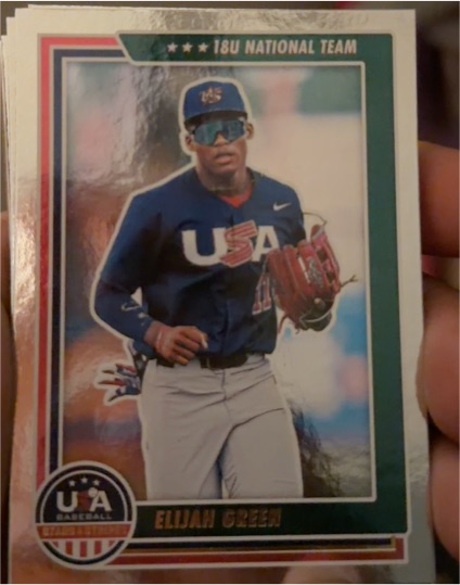 2022 Panini Stars & Stripes #55 Elijah Green — front