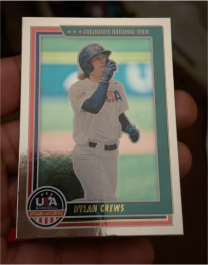 2022 Panini USA Baseball Stars & Stripes #6 Dylan Crews — front