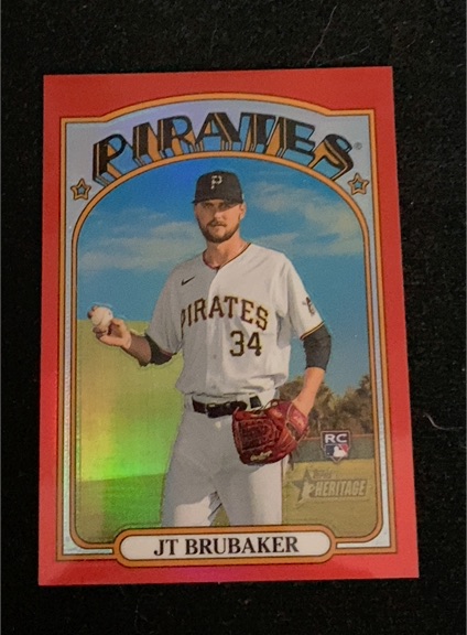 2021 Topps Heritage High Number #646 JT Brubaker — front