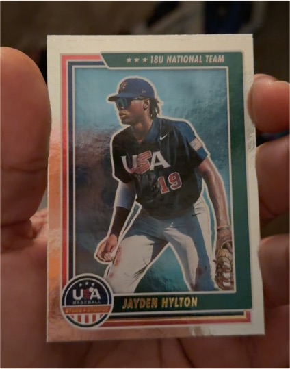 2022 Panini USA Stars & Stripes #58 Jayden Hylton — front