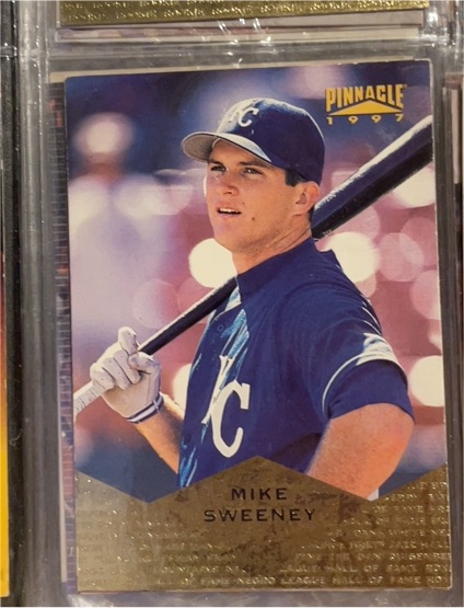 1997 Pinnacle #143 Mike Sweeney — front