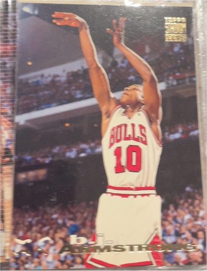 1993-94 Topps Stadium Club #74 B.J. Armstrong — front