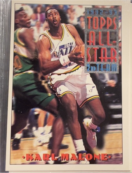 1993-94 Topps #119 Karl Malone — front
