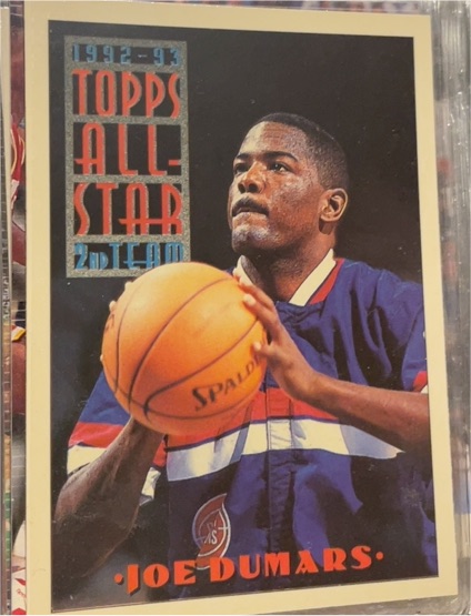 1993-94 Topps #115 Joe Dumars — front