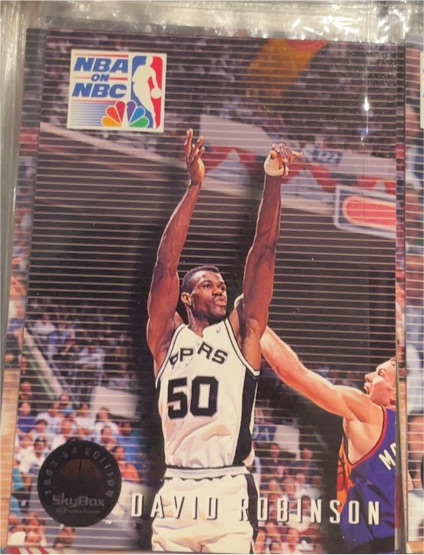 1993-94 SkyBox Premium #9 David Robinson — front