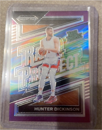 2024 Panini Prizm Draft Picks #5 Hunter Dickinson Rated Prospect — front