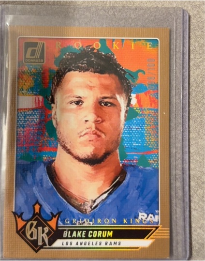 2024 Donruss #17 Blake Corum Rookie Gridiron Kings — front