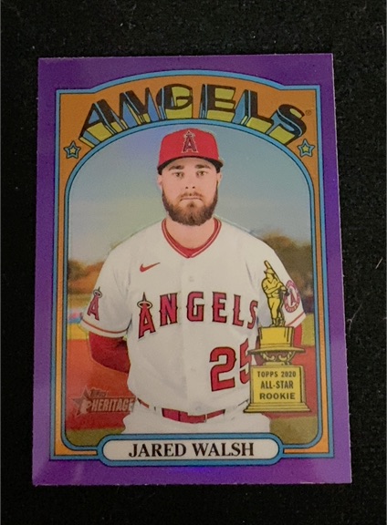 2021 Topps Heritage High Number #636 Jared Walsh — front