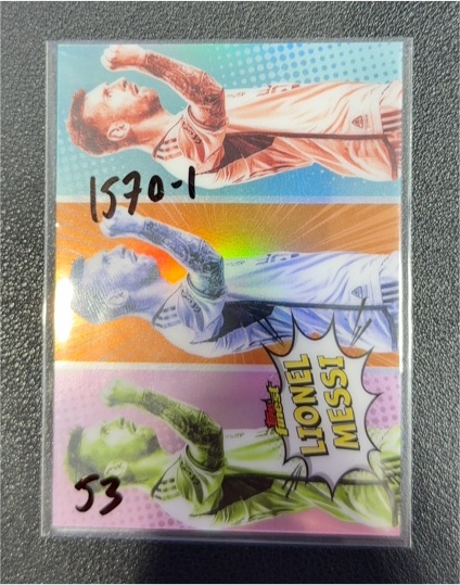 2024 Topps Chrome MLS Pop-Art Lionel Messi — front