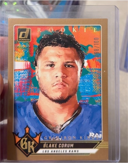 2024 Donruss Gridiron Kings #17 Blake Corum — front