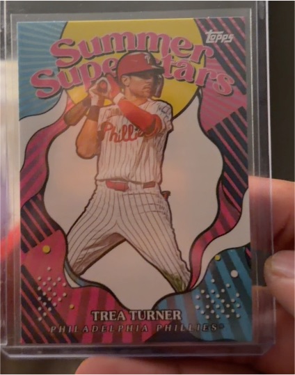 2025 Topps Series 2 Summer Superstars #SS-32 Trea Turner — front