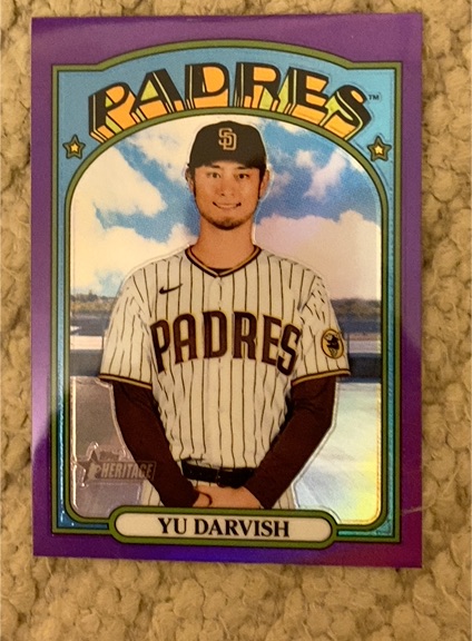 2021 Topps Heritage High Number #535 Yu Darvish — front