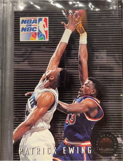 1993-94 SkyBox NBA on NBC #10 Patrick Ewing — front