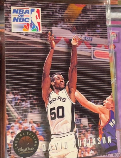 1993-94 SkyBox #9 David Robinson — front