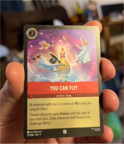 2023 Disney Lorcana Rise of the Floodborn #133 You Can Fly! — front