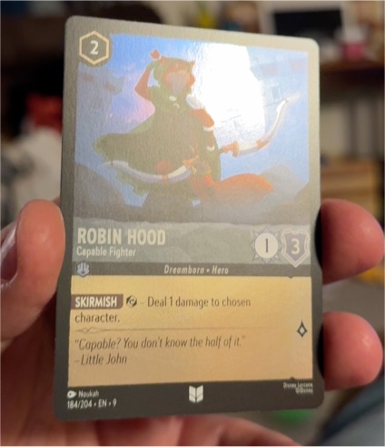 Disney Lorcana Into the Inklands #189 Robin Hood - Beloved Outlaw — front
