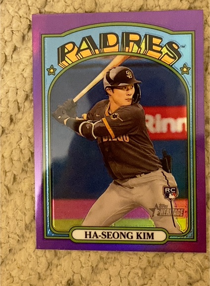 2021 Topps Heritage High Number #619 Ha-Seong Kim — front