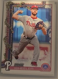 2025 Topps Holiday #H179 Zack Wheeler — front