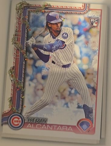 2025 Topps Holiday #H109 Kevin Alcantara — front