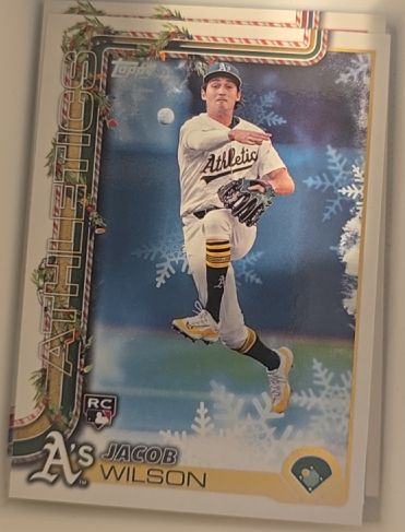 2025 Topps Holiday #H4 Jacob Wilson — front