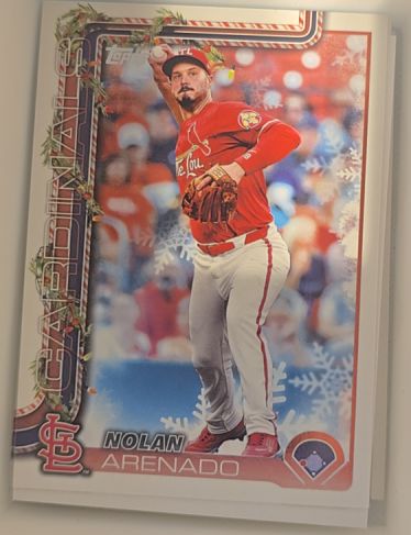 2025 Topps Holiday #101 Nolan Arenado — front