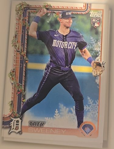 2025 Topps Holiday #H172 Trey Sweeney — front