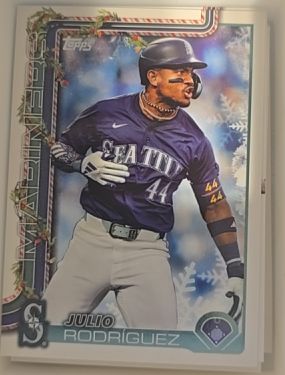 2025 Topps Holiday #H186 Julio Rodriguez — front