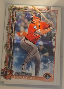 2025 Topps Holiday #H188 Jackson Holliday — front