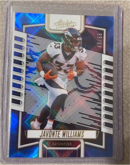 2023 Panini Absolute #99 Javonte Williams — front