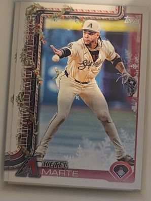 2025 Topps Holiday #H43 Ketel Marte — front
