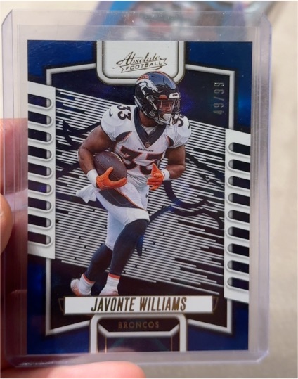 2023 Panini Absolute #54 Javonte Williams — front