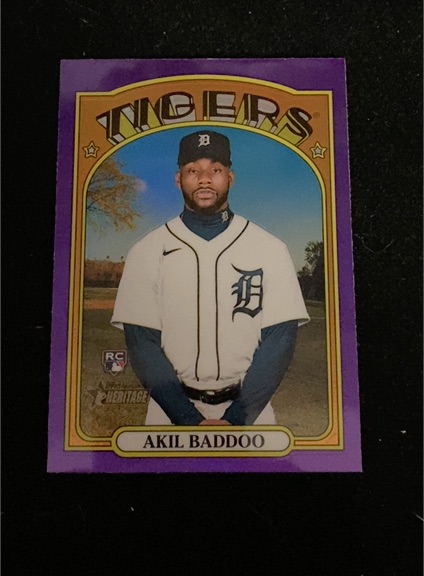 2021 Topps Heritage High Number #540 Akil Baddoo — front