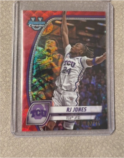 2024-25 Bowman University Chrome #84 RJ Jones — front