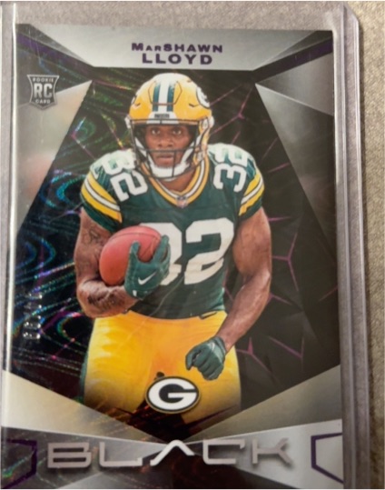 2024 Panini Black #174 Marshawn Lloyd — front