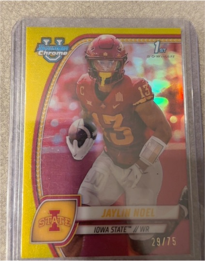 2024 Bowman Chrome University #96 Jaylin Noel — front