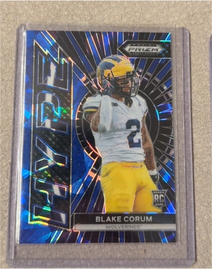 2024 Panini Prizm Draft Picks #HP-BC Blake Corum Hype — front