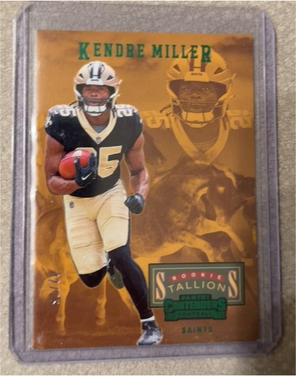 2023 Panini Contenders #15 Kendre Miller Rookie Stallions — front